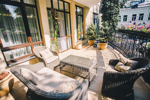 Terraço da clínica Perfecto Room